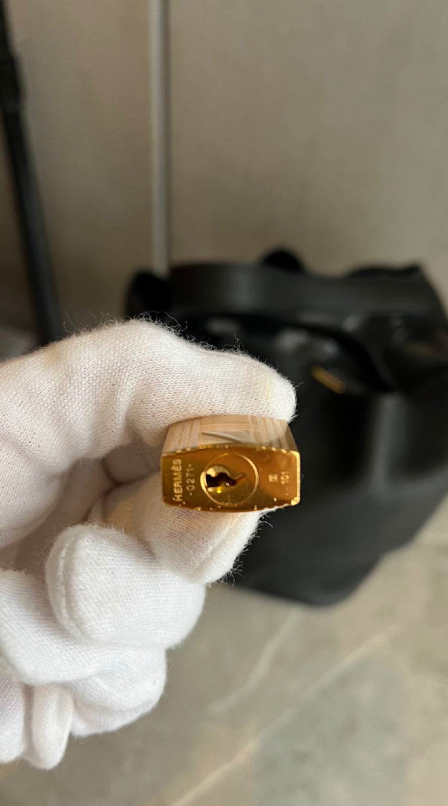 ピコタンロックMM/ノワール/ゴールド金具 #1210