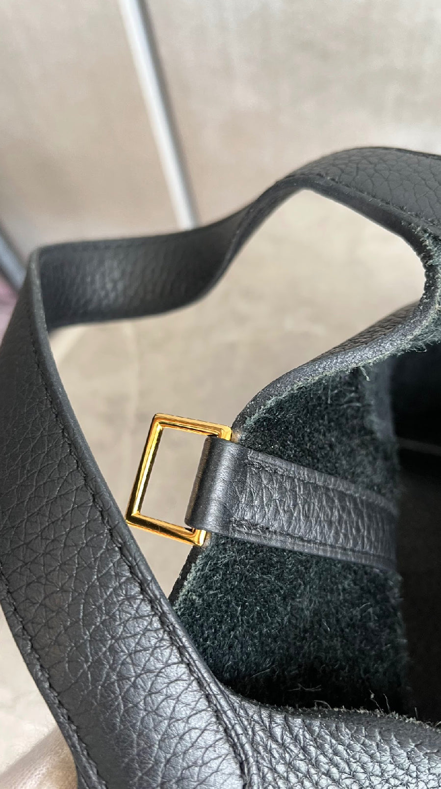 ピコタンロックPM/ノワール/ゴールド金具 #1211