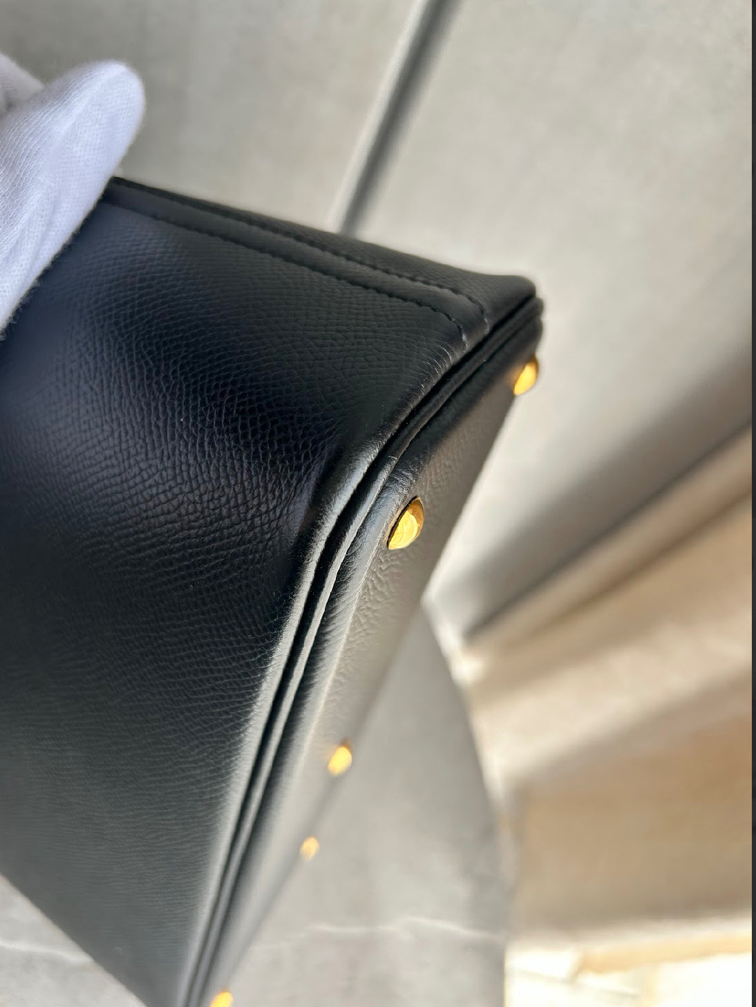 ボリード27/ノワール/ゴールド金具 #1275