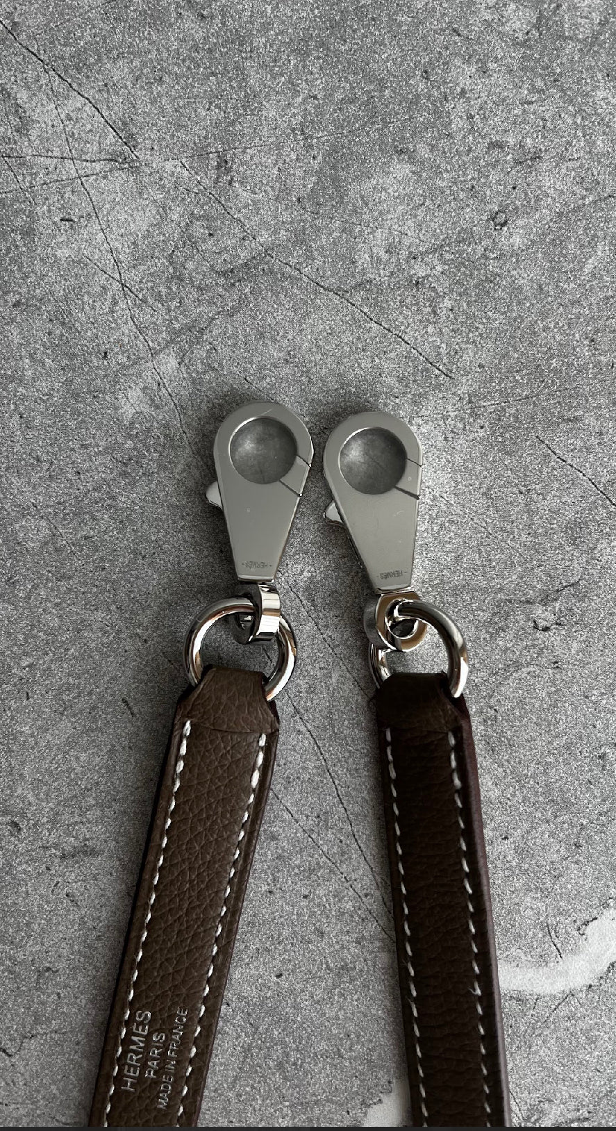 ボリード25/エトゥープ/シルバー金具 #1281