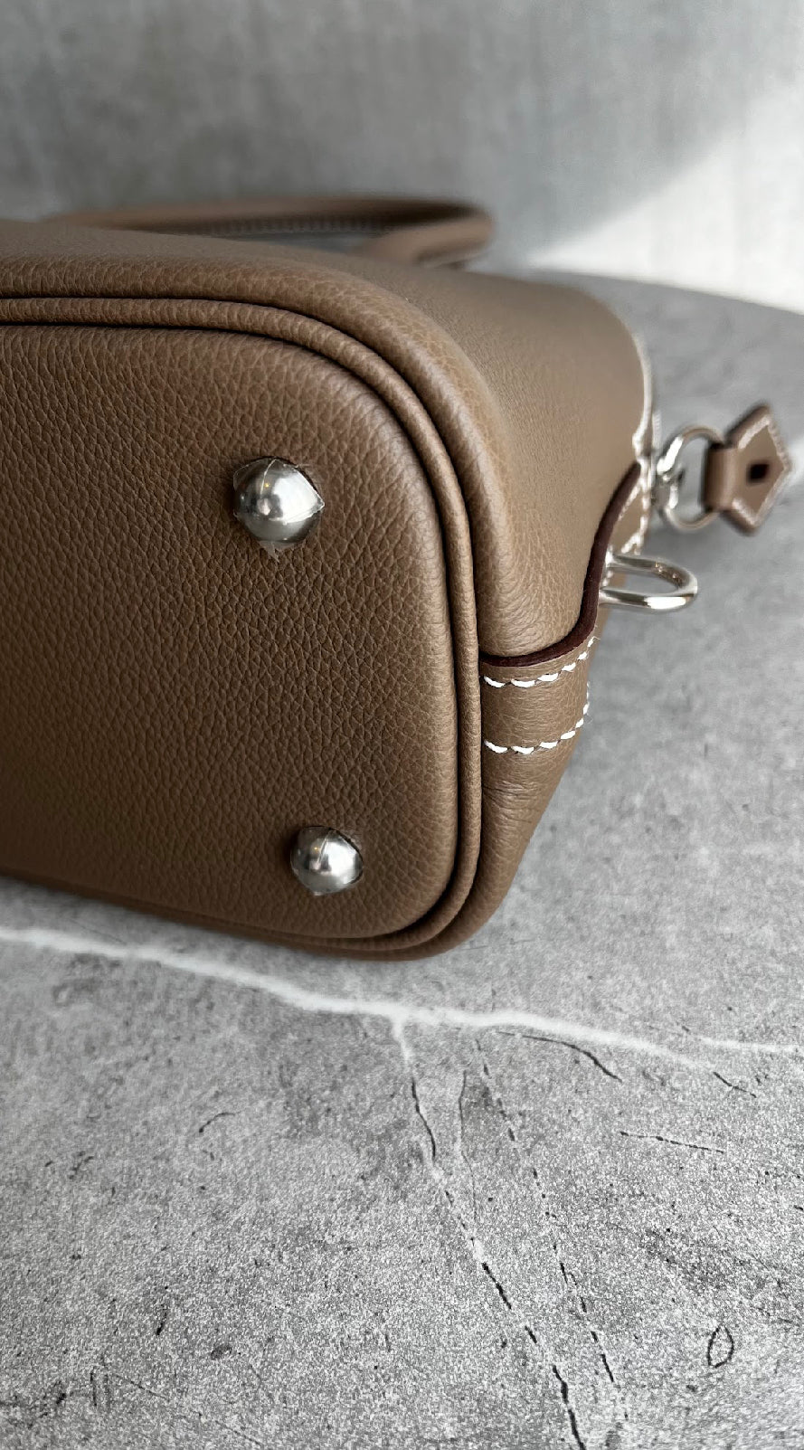 ボリード25/エトゥープ/シルバー金具 #1281