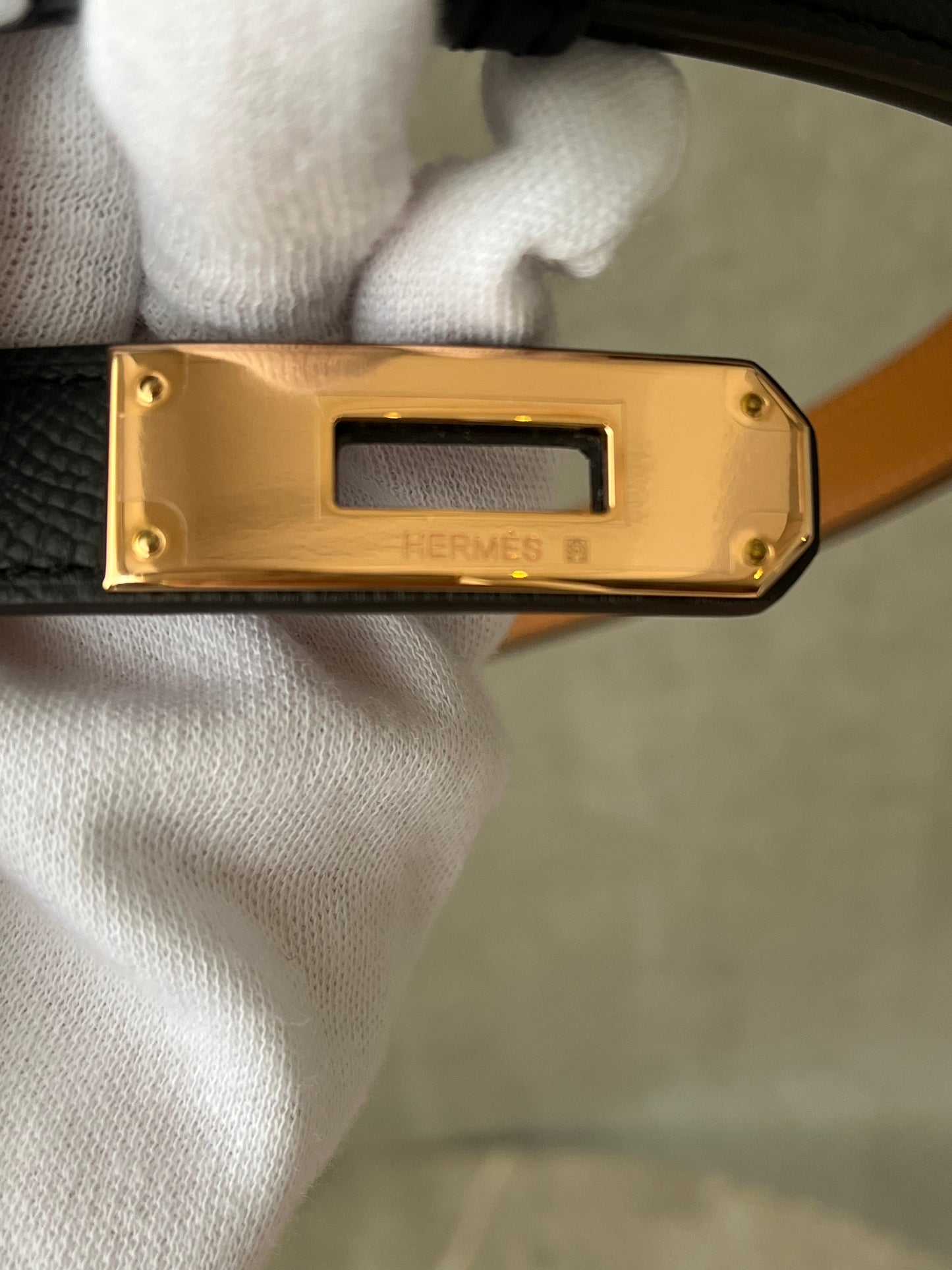 HERMES ケリーベルト ノワール  #2589
