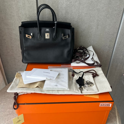 #2591 HERMES バーキン 25 ノワール