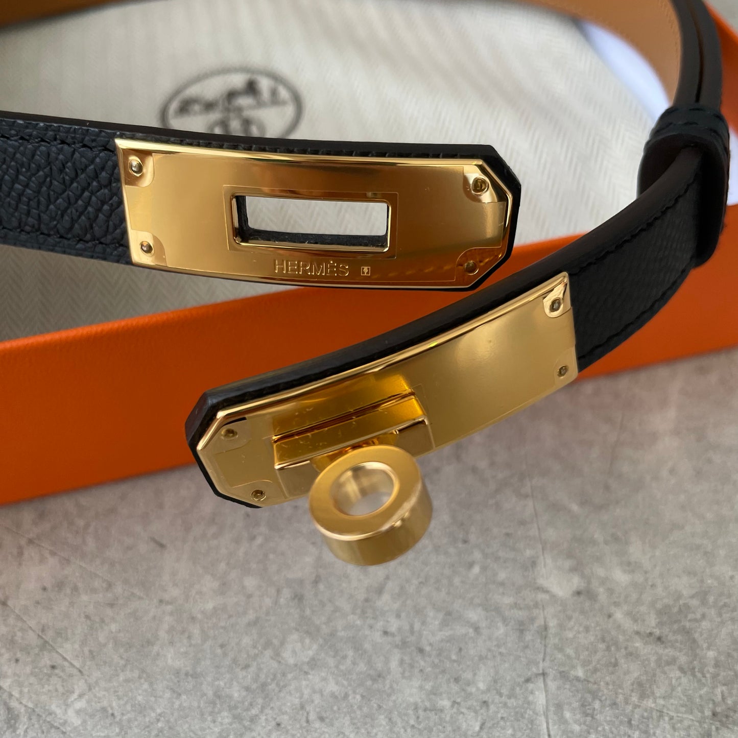 HERMES ケリーベルト ノワール  #2621