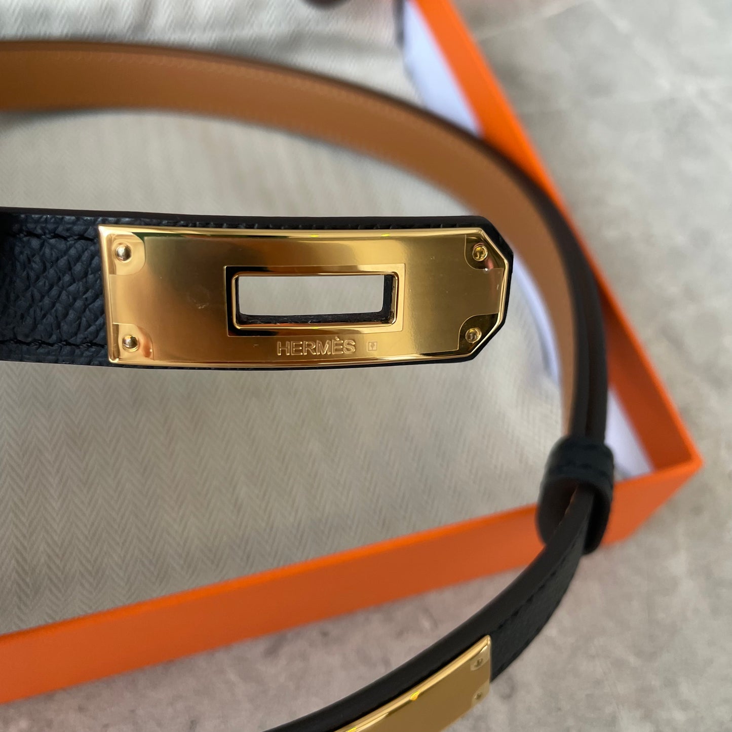 HERMES ケリーベルト ノワール  #2621
