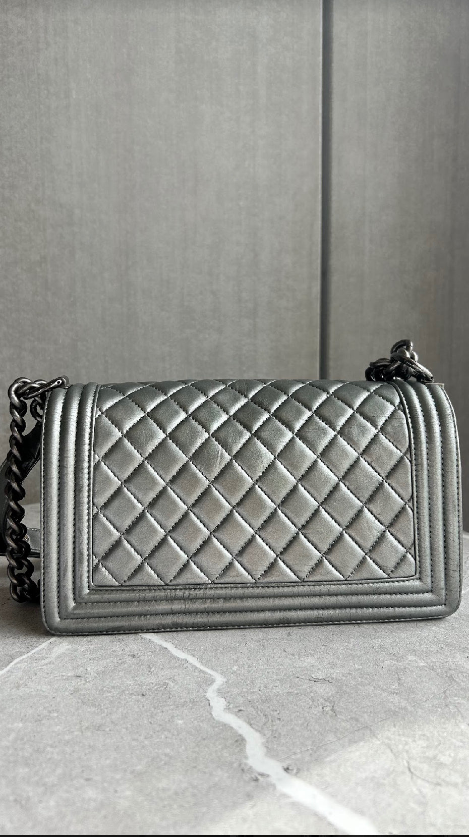 CHANEL】ボーイシャネル シルバー アンティークシルバー金具 – K's