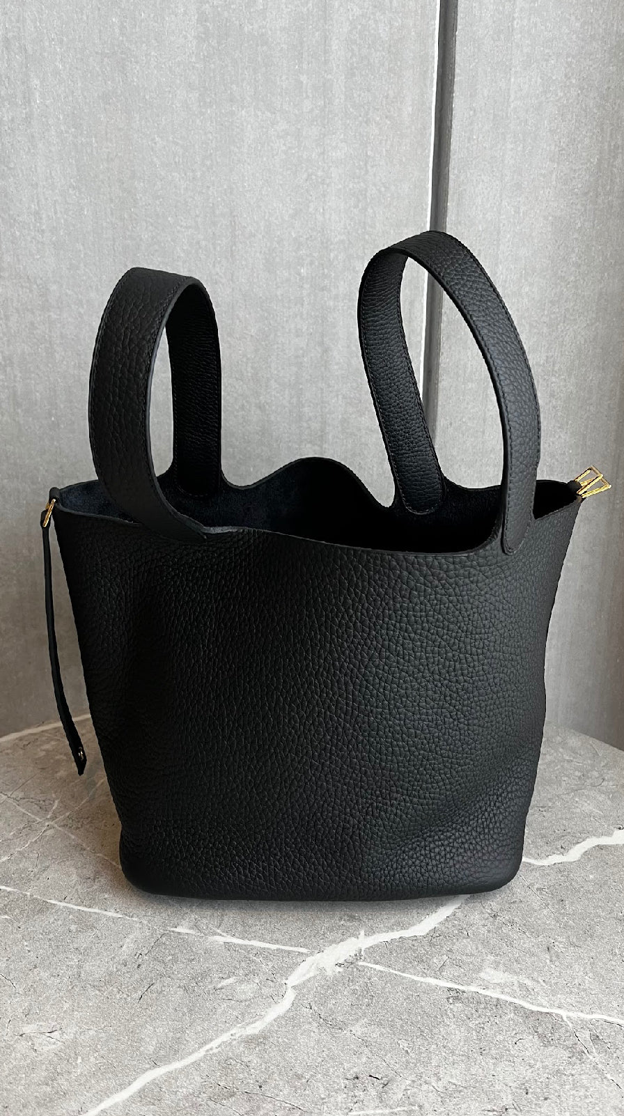 ピコタンロックMM/ノワール/ゴールド金具 ＃1334