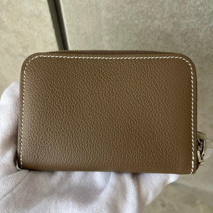 HERMES ジップアンドゴーコンパクト エトゥープ#2601