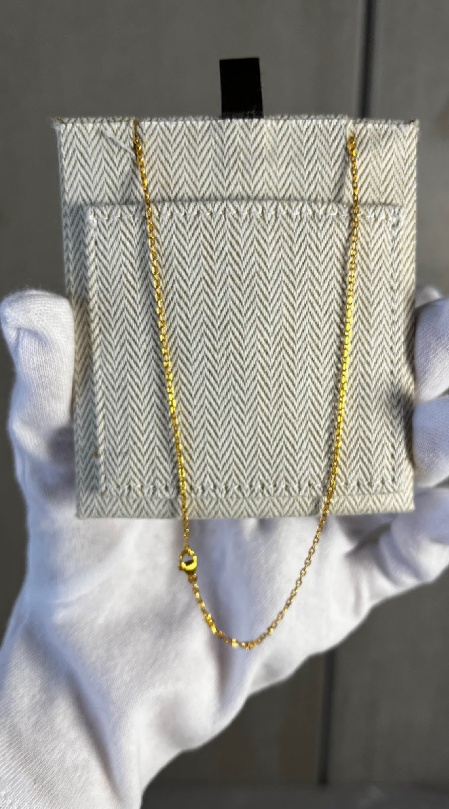 ポップHネックレス/マロングラッセ/ゴールド金具 ＃1342