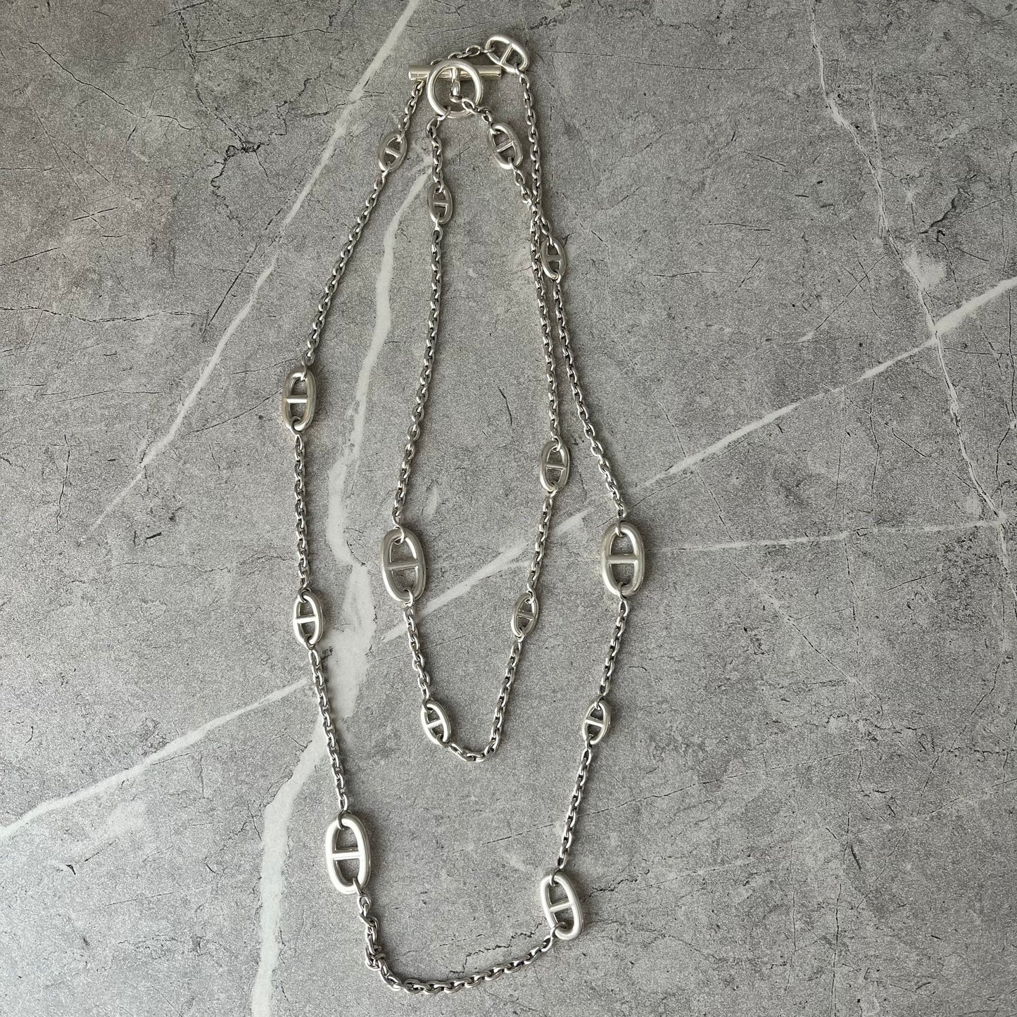 HERMES ファランドールネックレス#2584