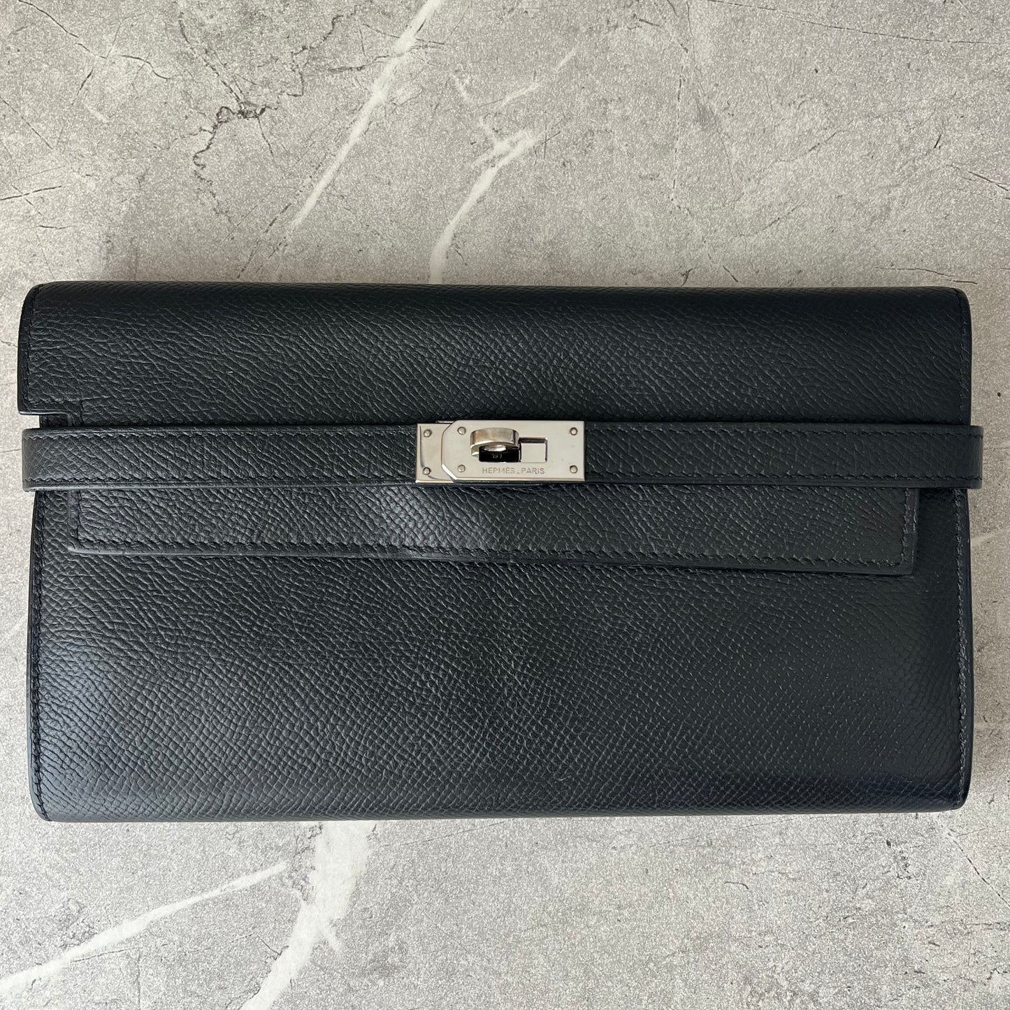 HERMES ケリーウォレット ノワール#2581