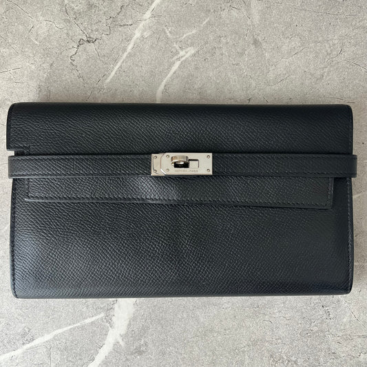 HERMES ケリーウォレット ノワール#2581