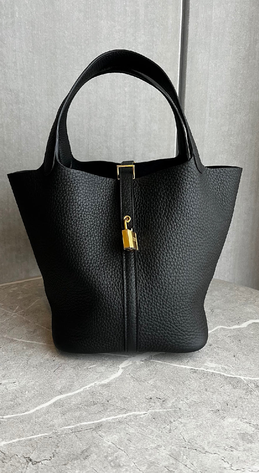 ピコタンロックMM/ノワール/ゴールド金具 ＃1334