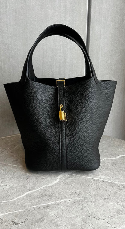 ピコタンロックMM/ノワール/ゴールド金具 ＃1334