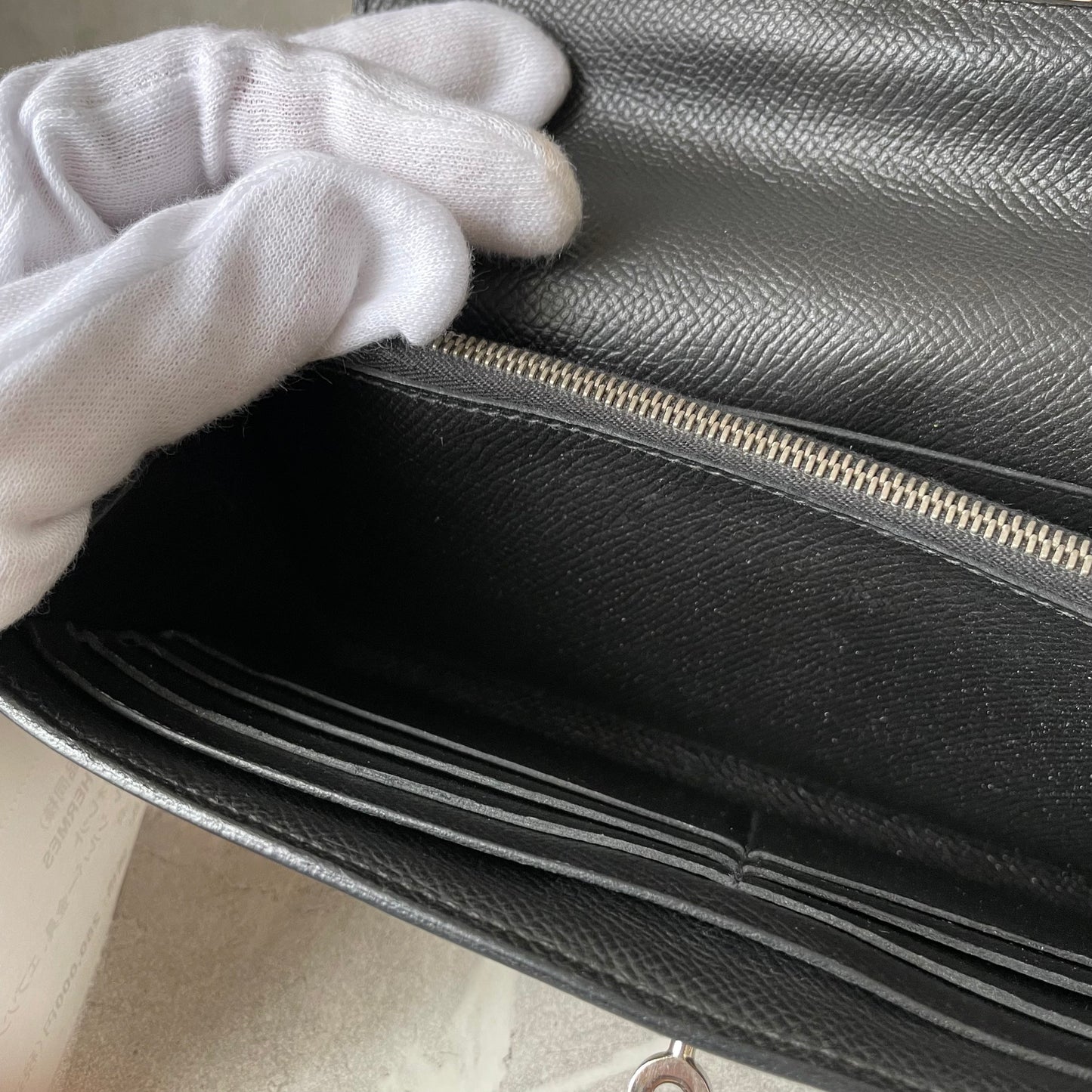HERMES ケリーウォレット ノワール #2581