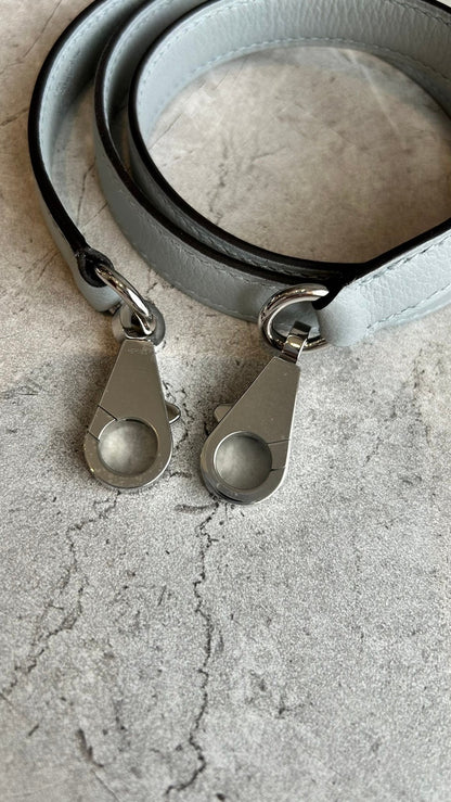 【HERMES】ボリード1923 ブルークラシエ シルバー金具 #669