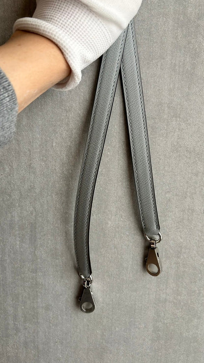 【HERMES】ボリード1923 ブルークラシエ シルバー金具 #669