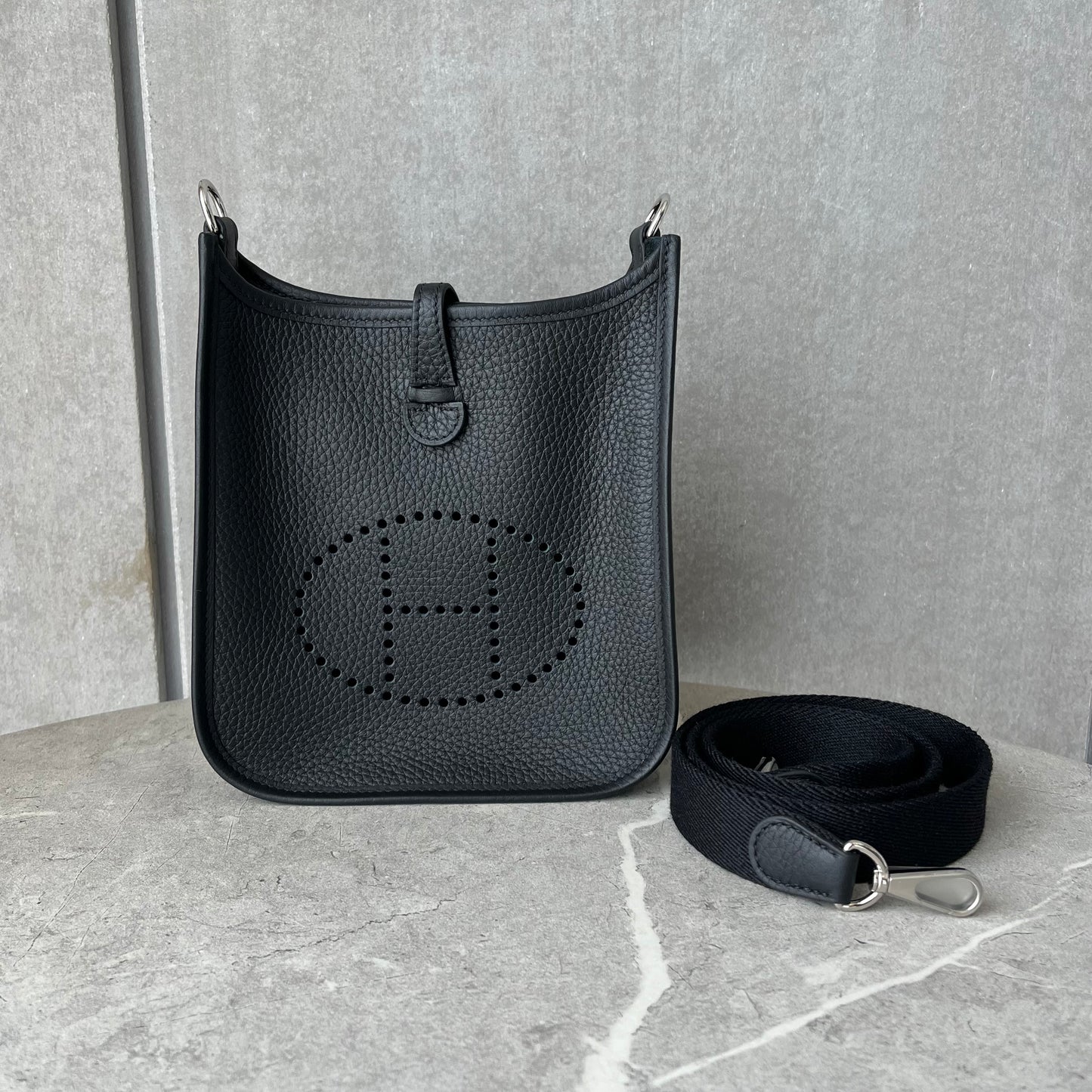 HERMES エヴリンTPM ノワール#2654
