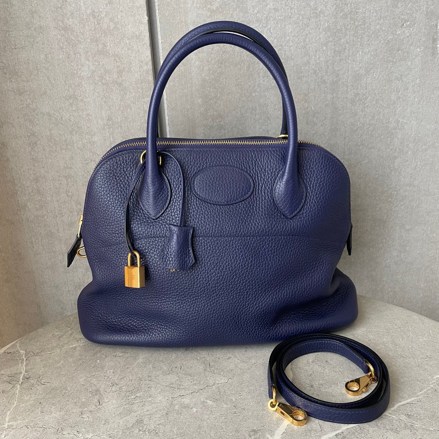 HERMES ボリード31 ブルーアンクル#2658