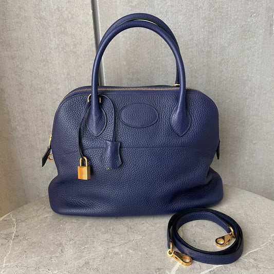 HERMES ボリード31 ブルーアンクル#2658