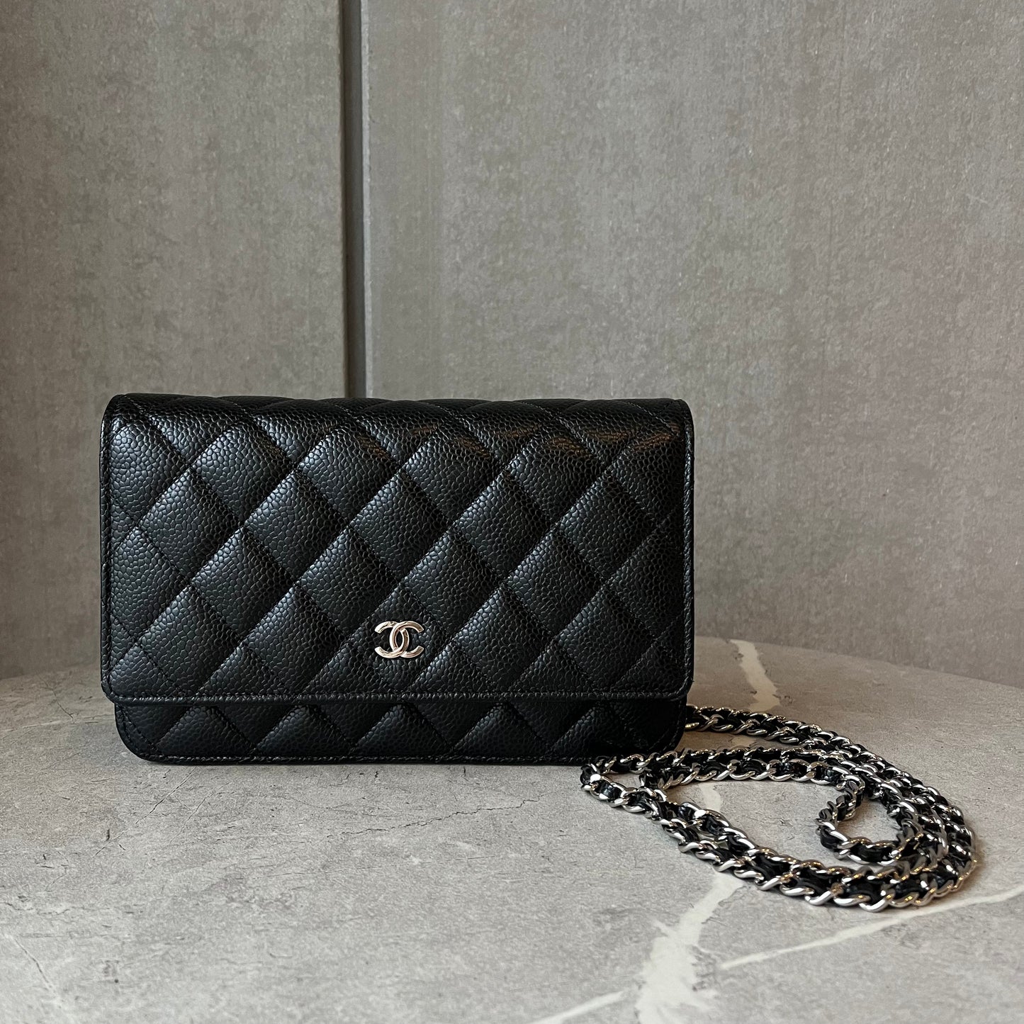 CHANEL チェーンウォレット ノワール #2675