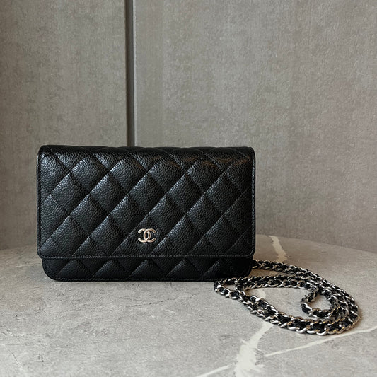 CHANEL チェーンウォレット ノワール #2675