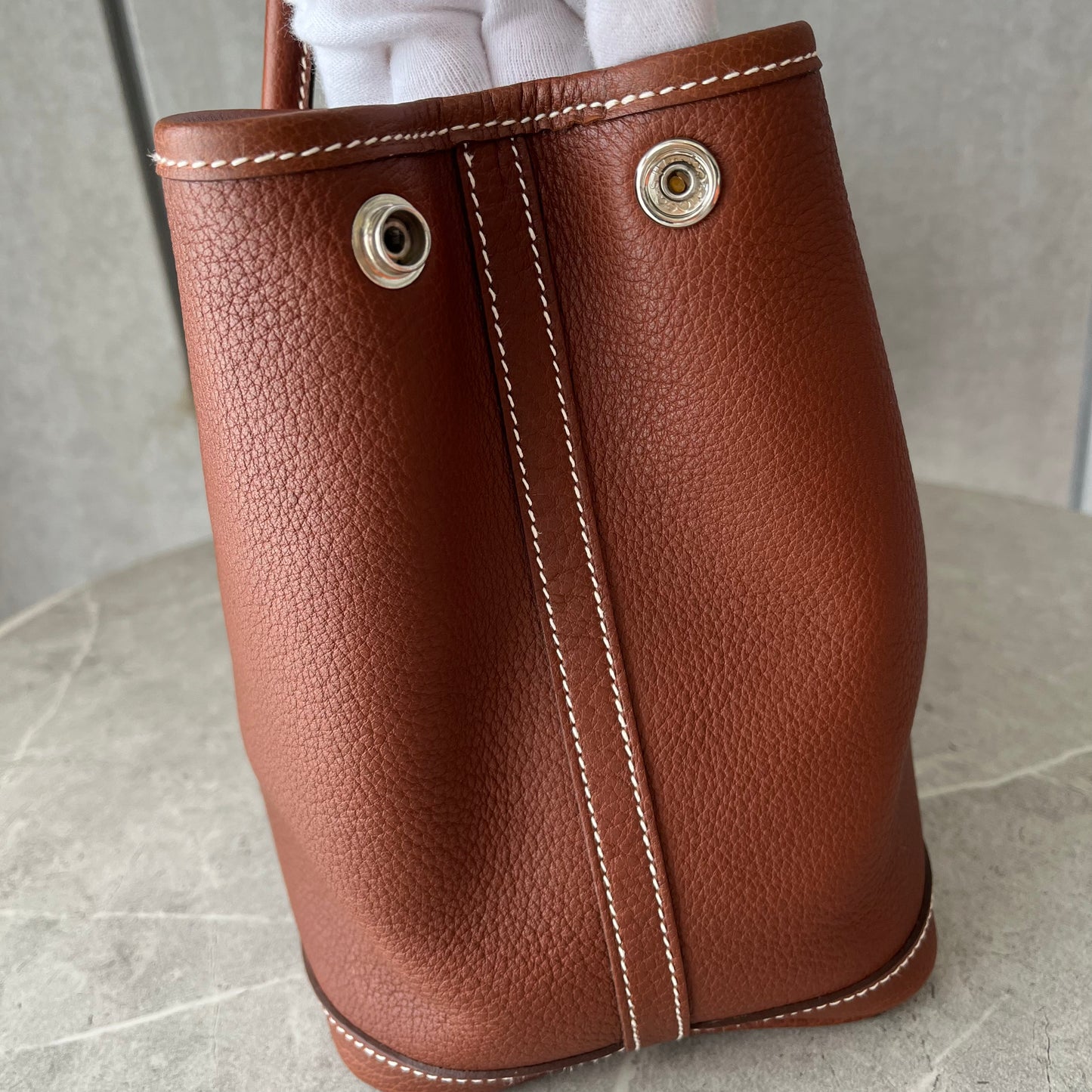 HERMES ガーデンパーティー/オールレザー  TPM #2685