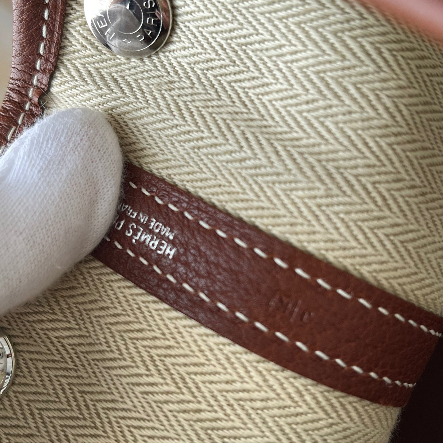 HERMES ガーデンパーティー/オールレザー  TPM #2685