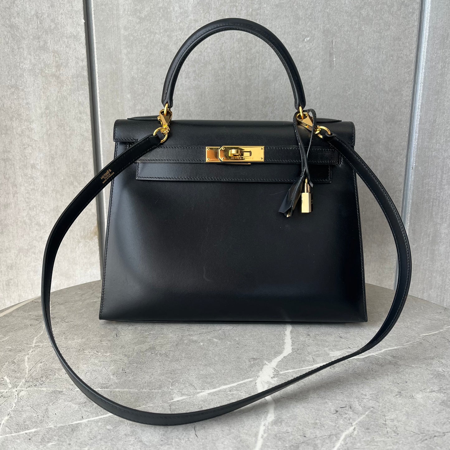 HERMES ケリー 28 ノワール  #2688