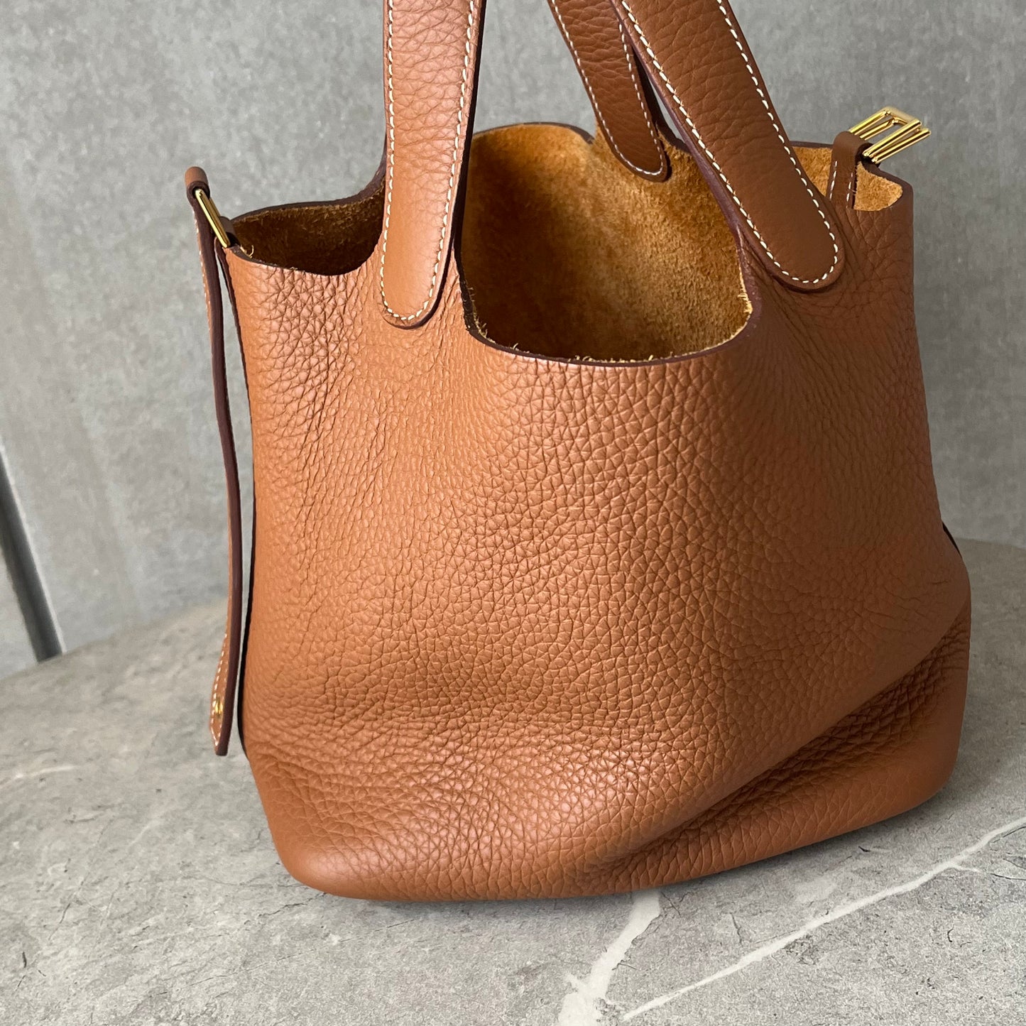 HERMES ピコタンロック PM ゴールド #2687