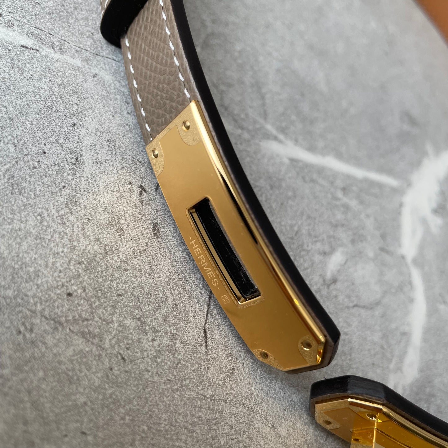 HERMES ケリーベルト エトゥープ   #2694