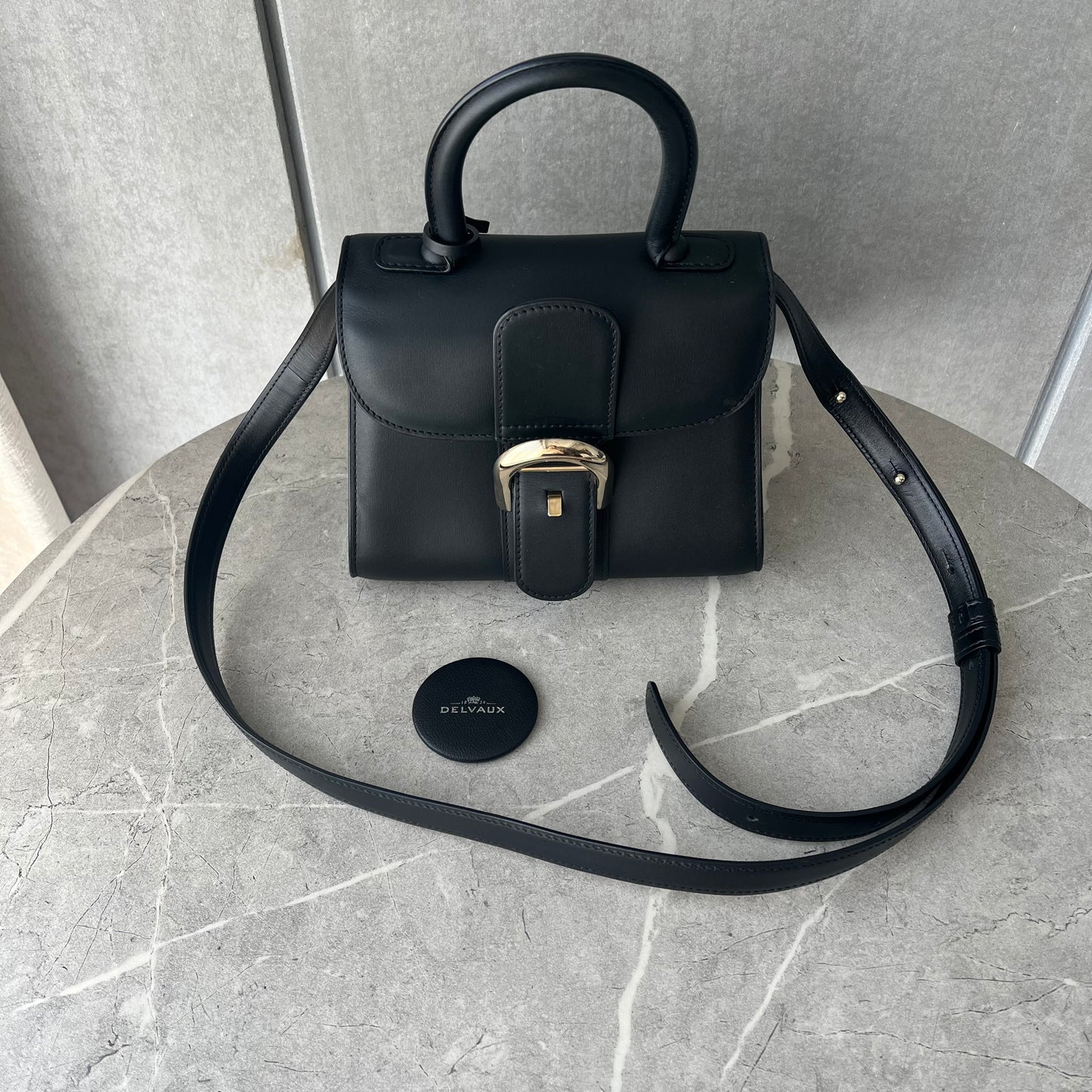 Delvaux ブリヨン ミニ ブラック #2689