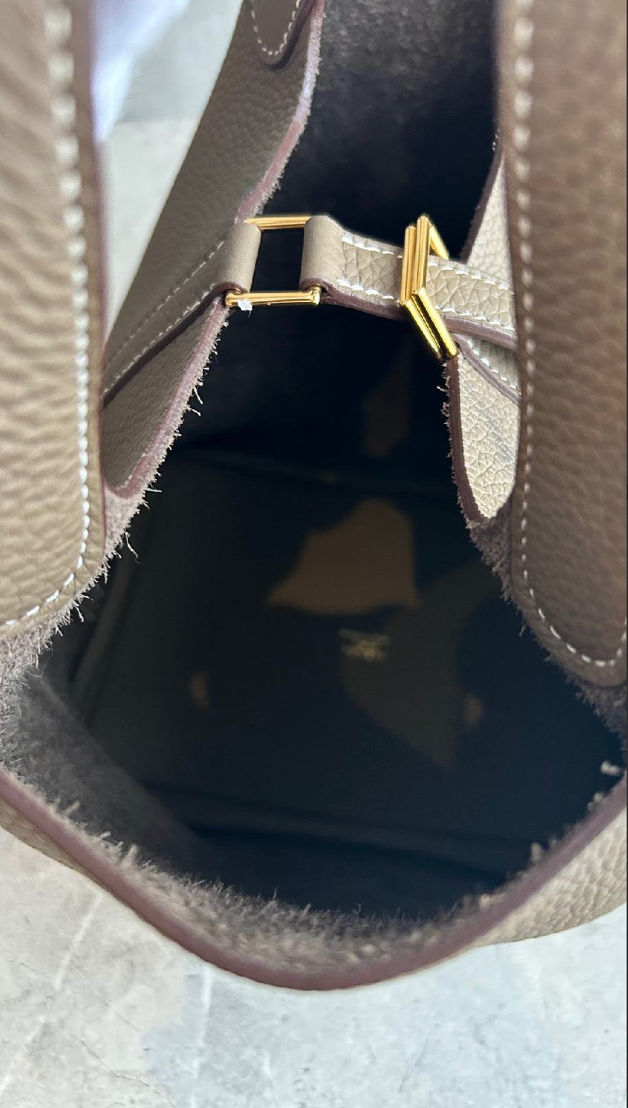 ピコタンロックPM/エトゥープ/ゴールド金具 #1393 – K's selection