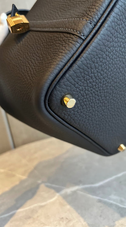 [HERMES] Kelly To Go Noir Gold Hardware