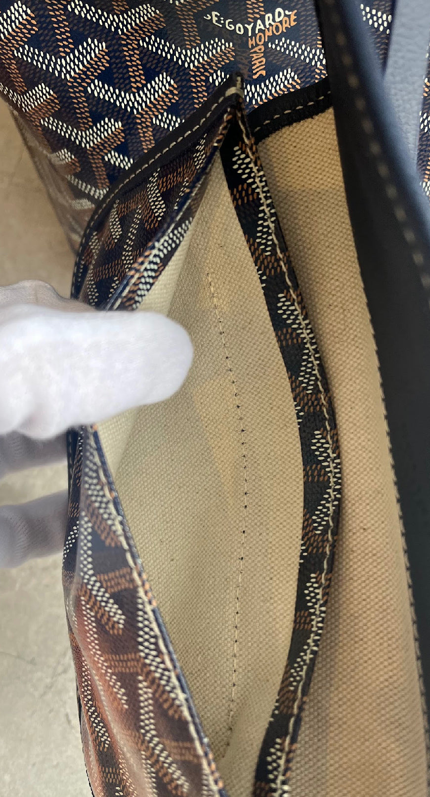 【GOYARD】サンルイ/ネイビー #832