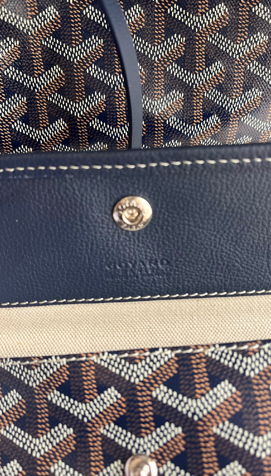 【GOYARD】サンルイ/ネイビー #832