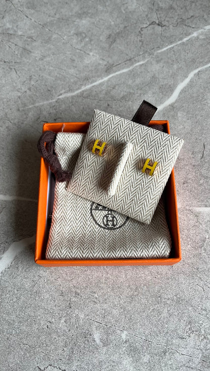 【金額】ポップHピアス/ジョーヌナプル/ローズゴールド金具 #1014