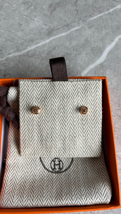 【金額】ポップHピアス/ジョーヌナプル/ローズゴールド金具 #1014