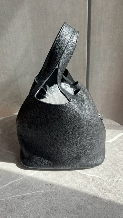 ピコタンロックMM/ノワール/シルバー金具 #1035