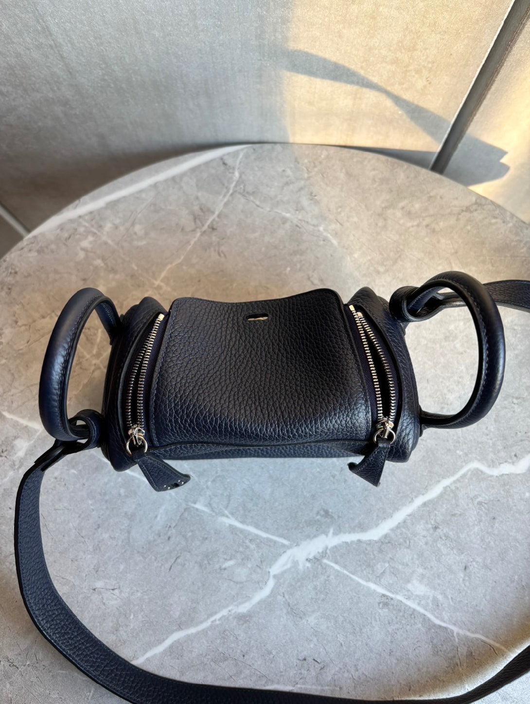 リンディミニ/ブルーニュイ/シルバー金具 #1089