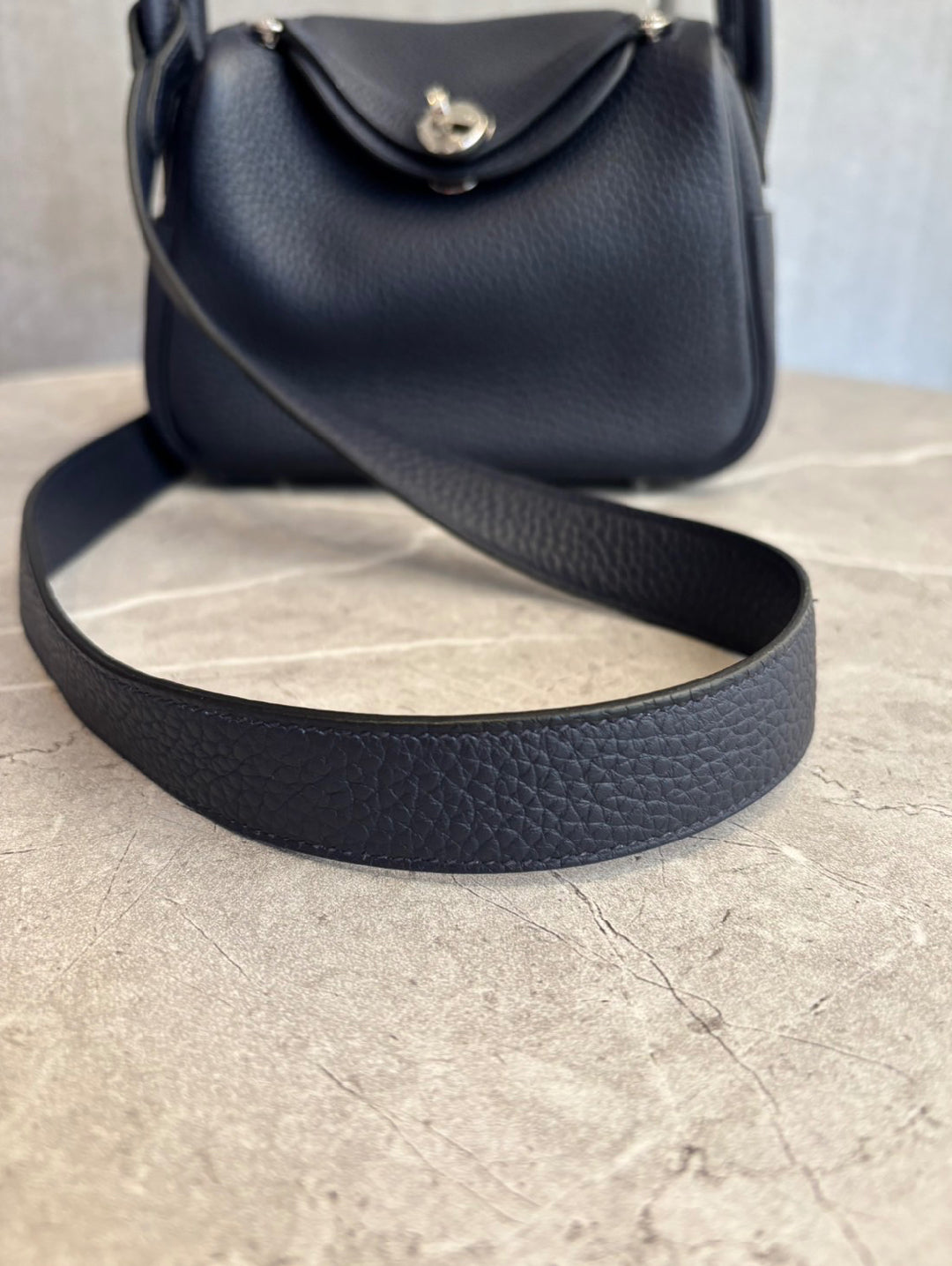 リンディミニ/ブルーニュイ/シルバー金具 #1089