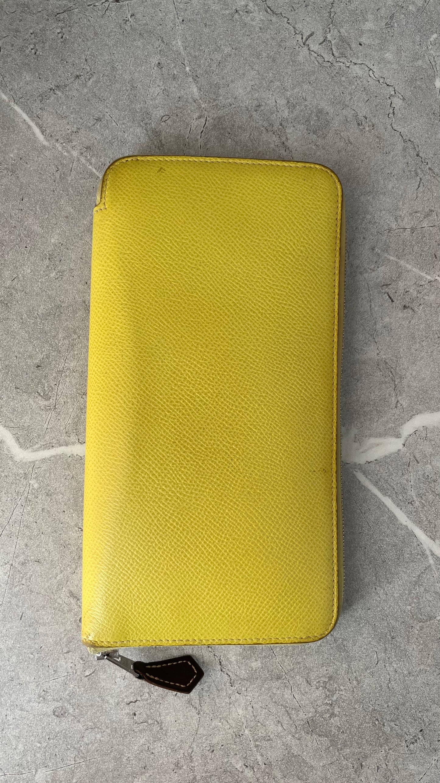 HERMES シルクイン／ロング ライム #2370