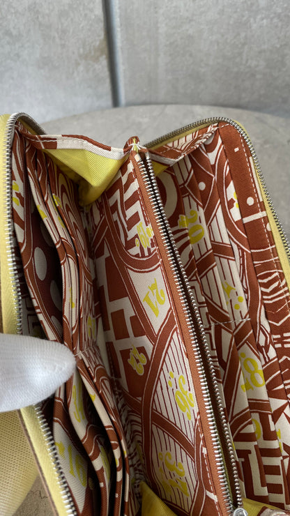 HERMES シルクイン／ロング ライム #2370