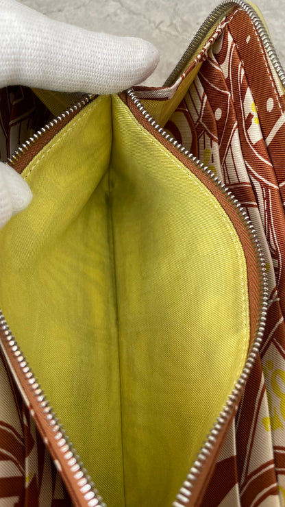 HERMES シルクイン／ロング ライム #2370