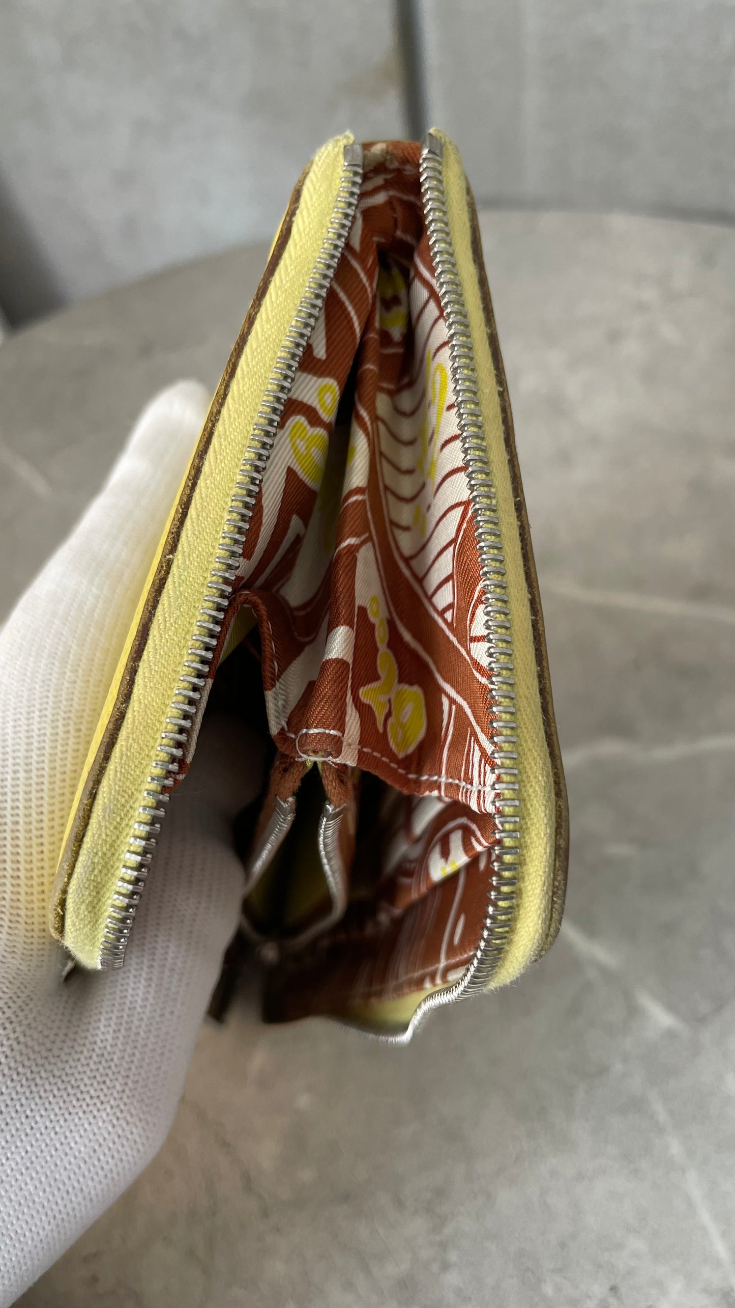 HERMES シルクイン／ロング ライム #2370