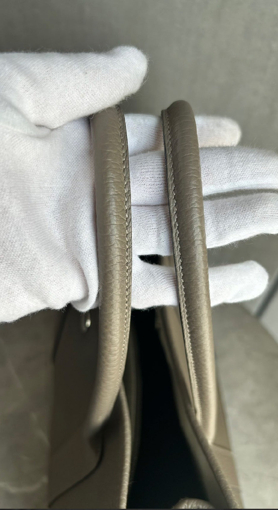 ガーデンパーティPM/オールレザー/トゥルティエールグレー #1124