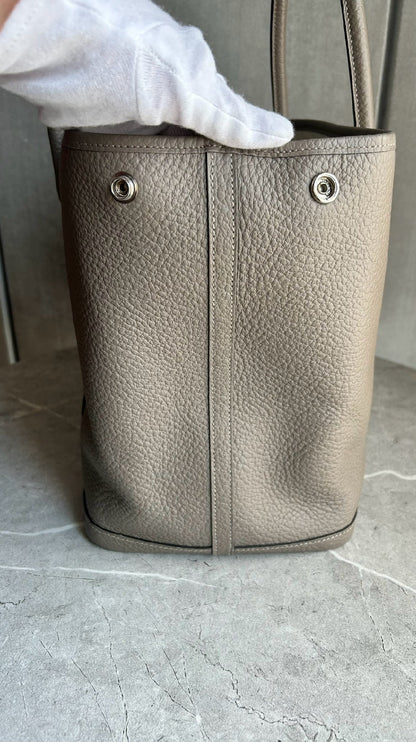 ガーデンパーティPM/オールレザー/トゥルティエールグレー #1124