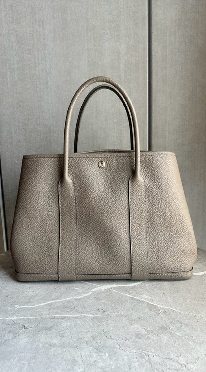 ガーデンパーティPM/オールレザー/トゥルティエールグレー #1124