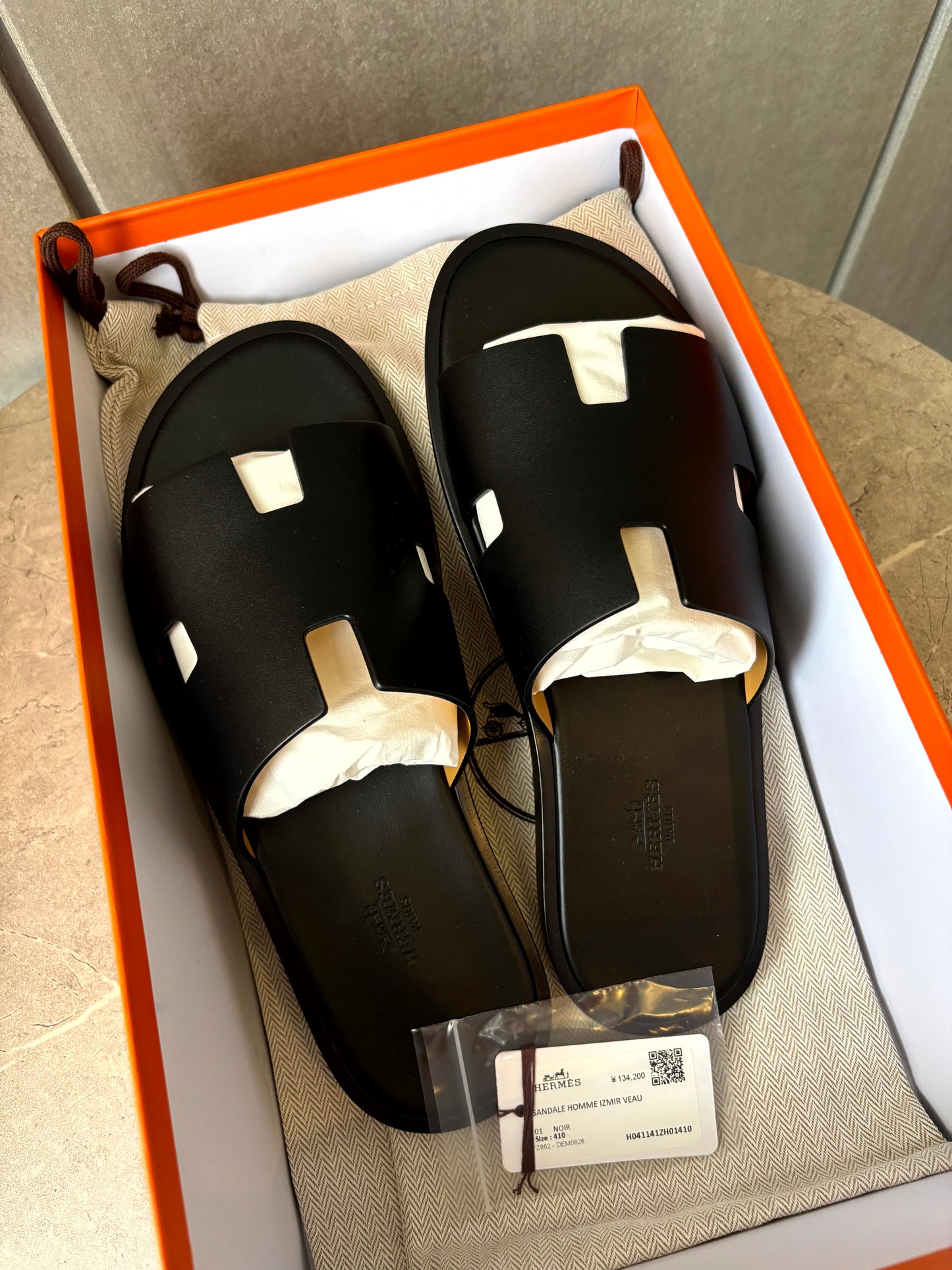 2725/HERMES/イズミール/41/ノワール
